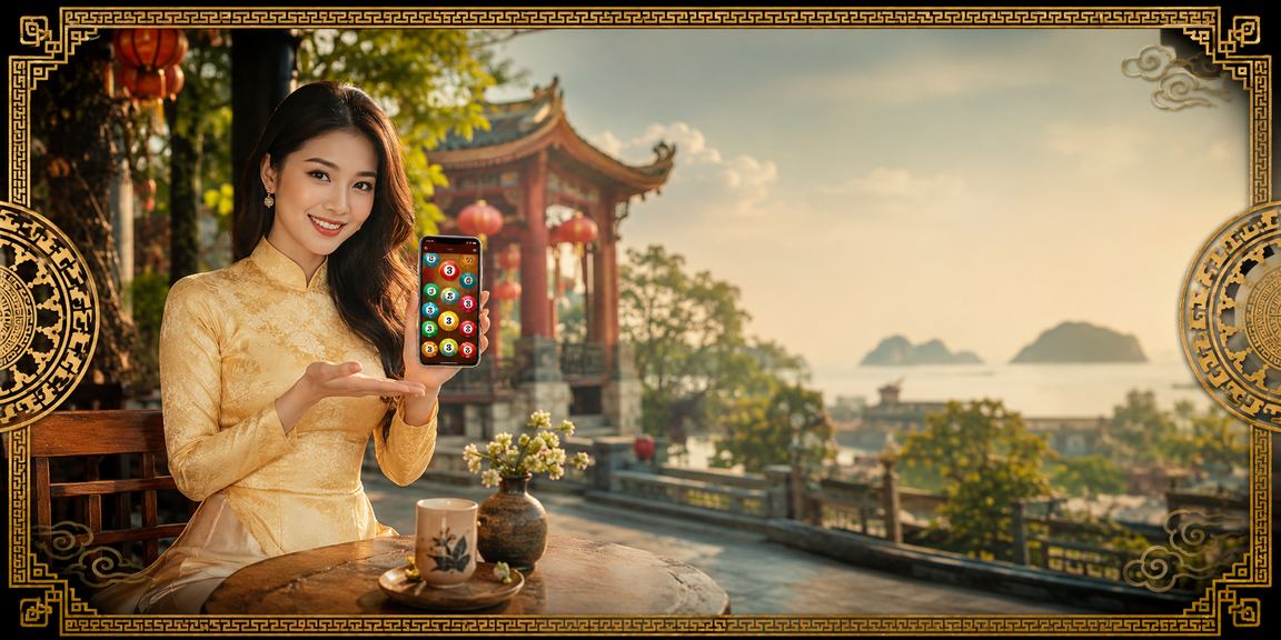 Người dùng Hà Nội theo dõi kết quả xổ số bên tách cà phê buổi sáng