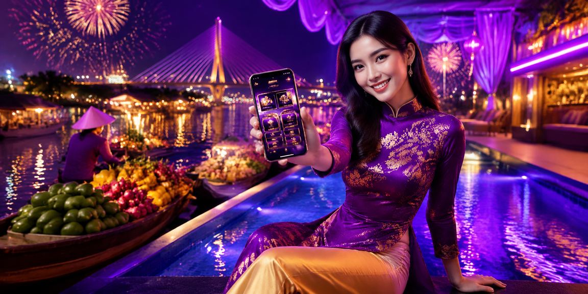 Ứng dụng casino mobile tại vùng Mekong với trang phục áo dài truyền thống