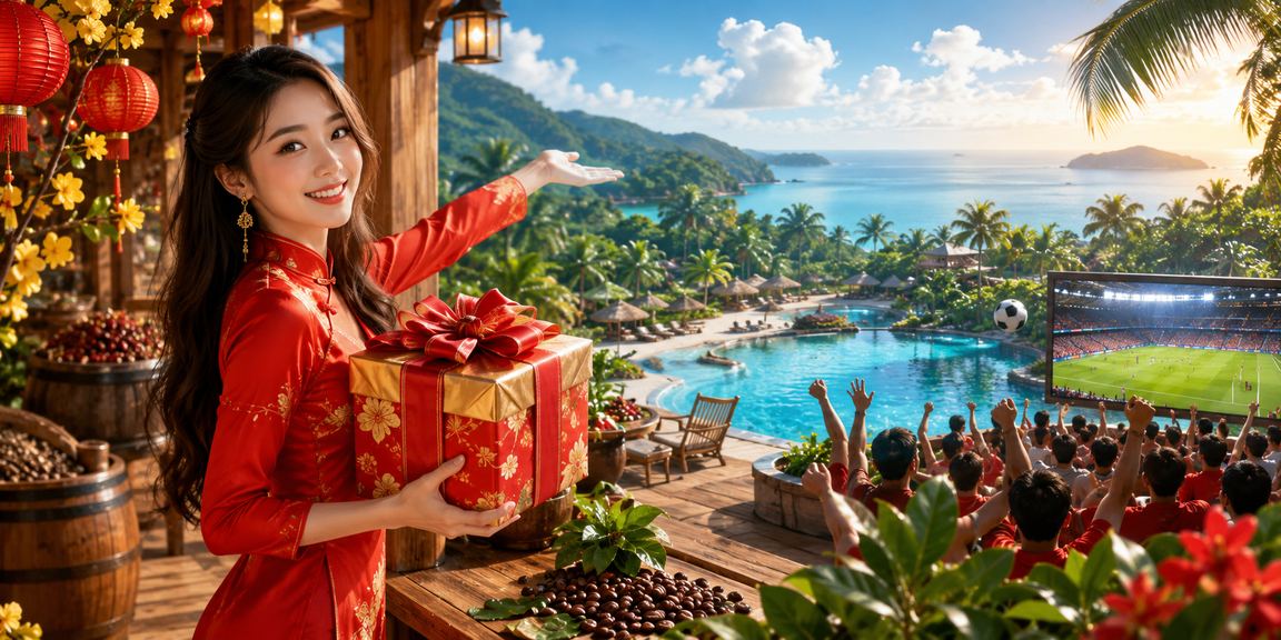 Người dùng Phú Quốc thưởng thức cà phê và theo dõi cược trực tuyến